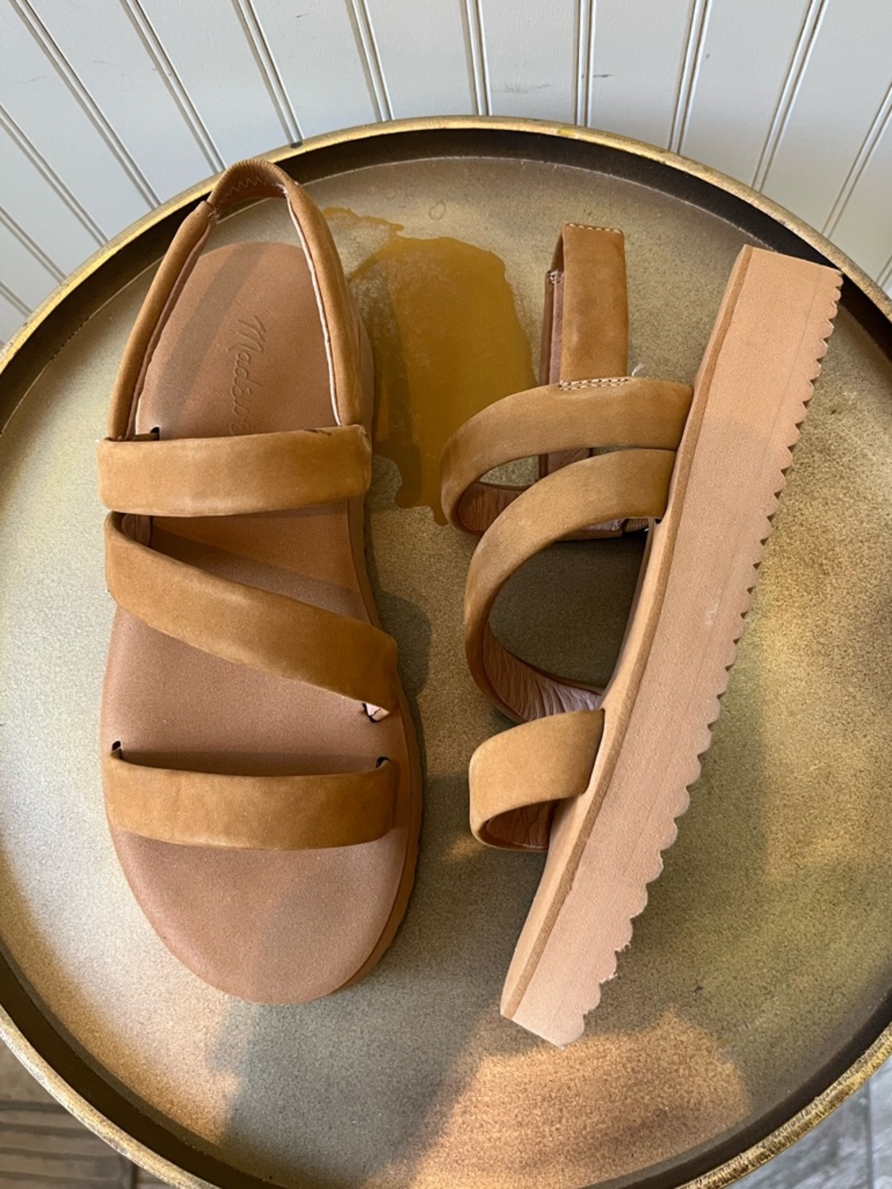 MADEWELL “THE PUFF MAGGIE” SANDAL | SIZE: 6 | BROWN LEATHER | EXCELLENT COND